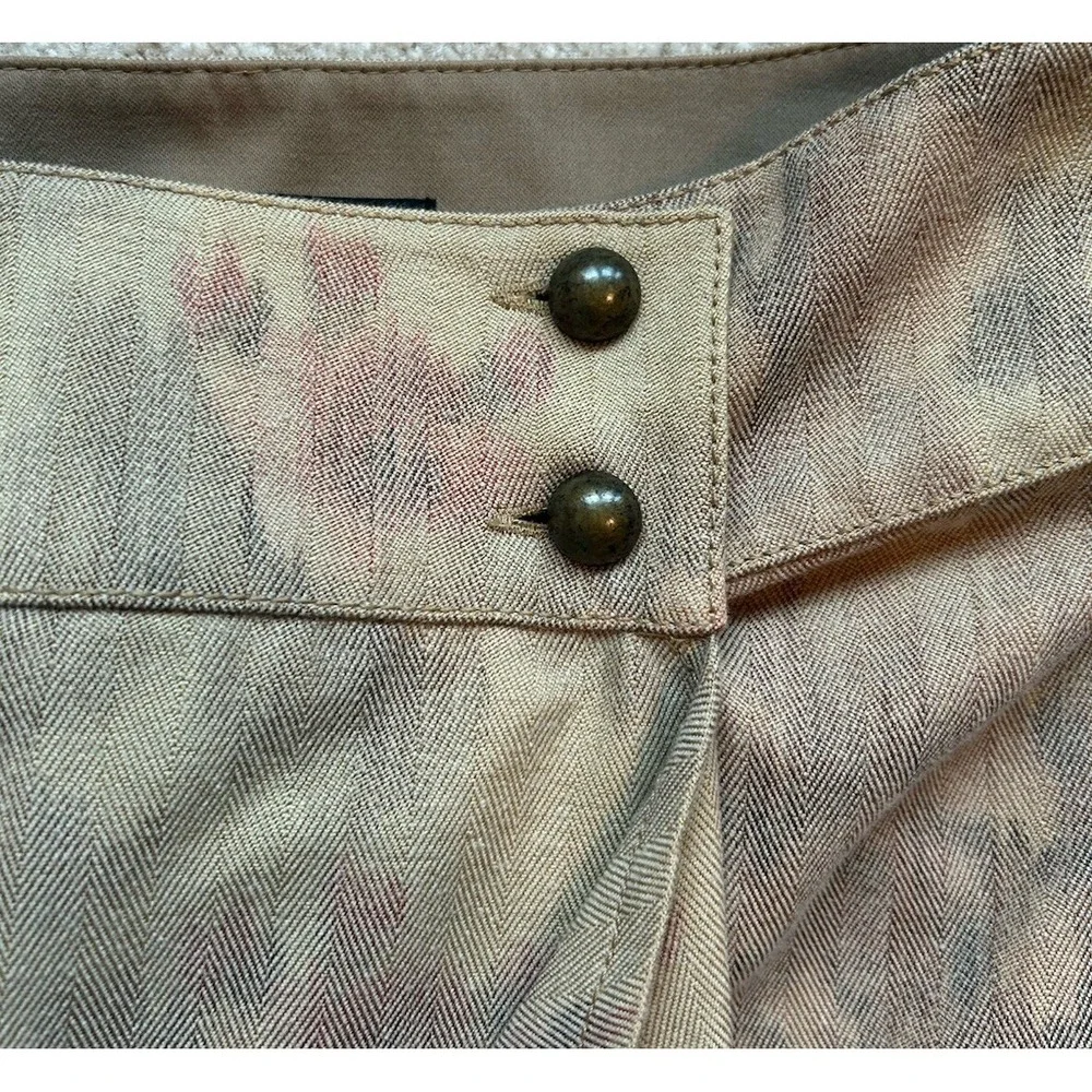 Max Mara Floral Asymmetrical‎ A Line Wrap Skirt 6 Italian Quiet Luxury Designer